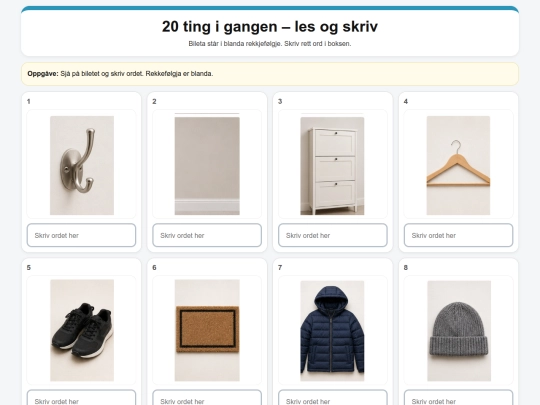 20_ting_i_gangen_les_og_skriv screenshot