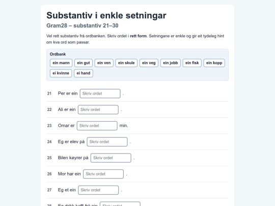 Gram28-setnsub.21-30 screenshot