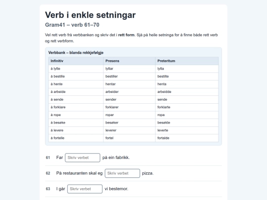 Gram41-setn.verb61-70 screenshot
