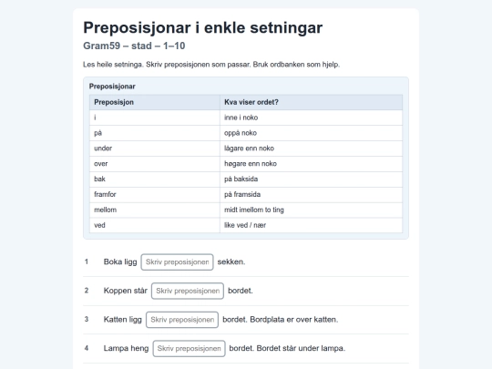 Gram59-setn.prep1-10 screenshot