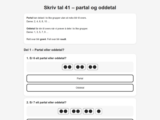 Skriv_tal41_partal_og_oddetal screenshot