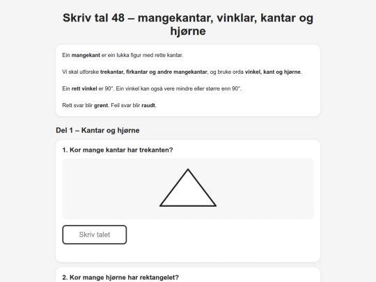 Skriv_tal48_mangekantar_vinklar_kantar_og_hjorne screenshot