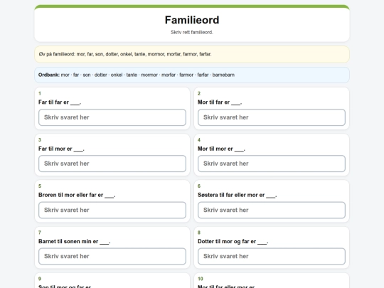 familie_ord screenshot