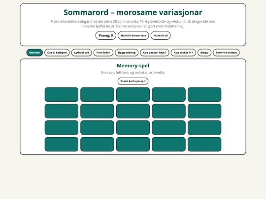 sommarord_morosame_variasjonar_mobilvenleg screenshot