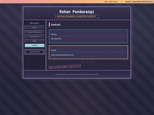 contact screenshot