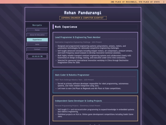 experience screenshot