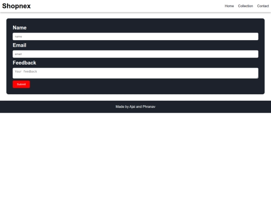 Contact screenshot