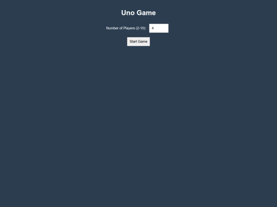 Uno screenshot