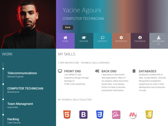 resume screenshot