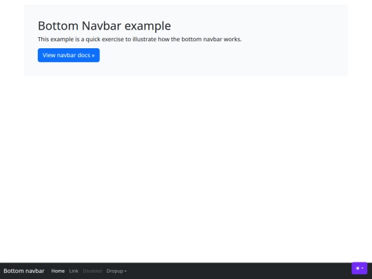navbar-bottom screenshot