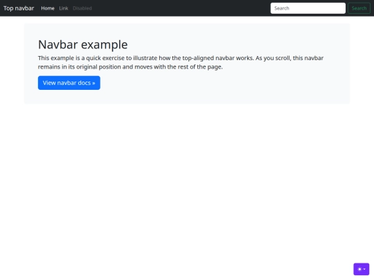 navbar-static screenshot