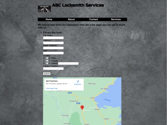 contact screenshot