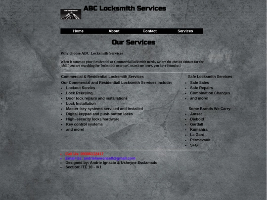 products screenshot