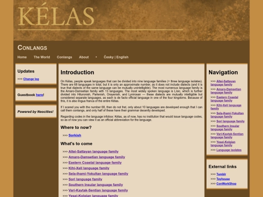 conlangs screenshot