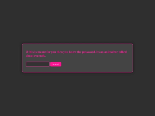 password-protected-message screenshot