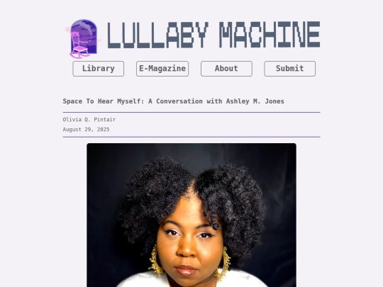 essays/space-to-hear-myself screenshot