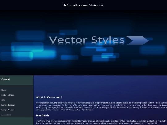 Vectorstyles/Info screenshot
