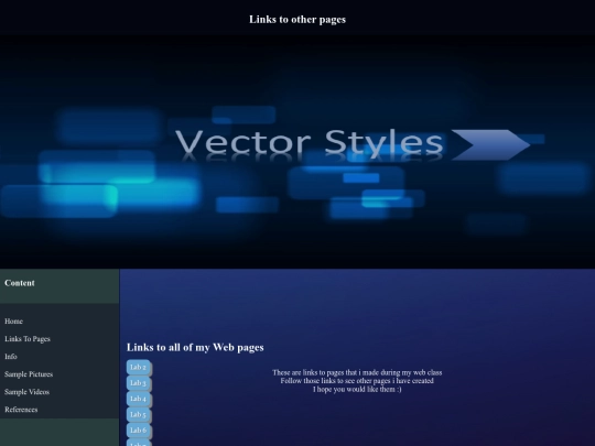 Vectorstyles/linkstopages screenshot
