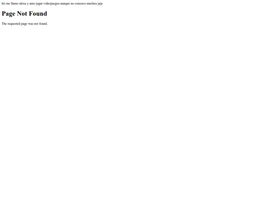 not_found screenshot