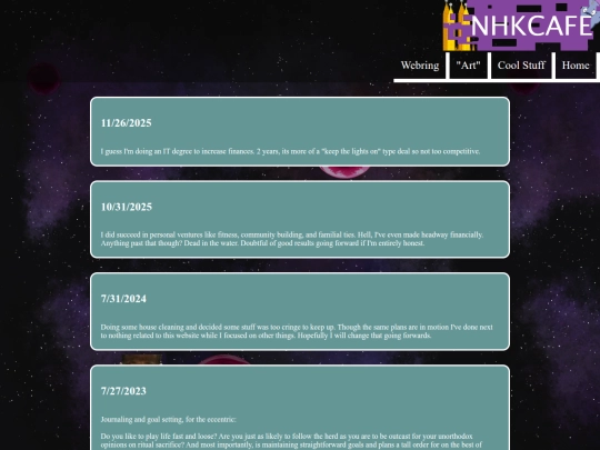 blog screenshot