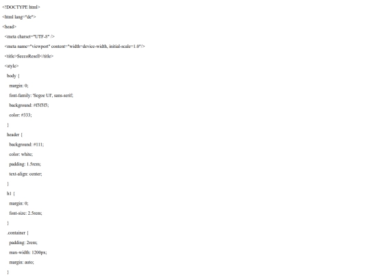 HTML-Text screenshot