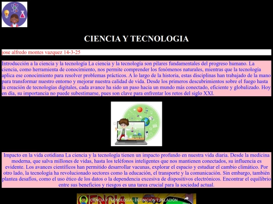 cienciaytecnologia screenshot