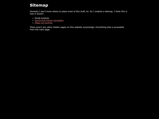 sitemap screenshot