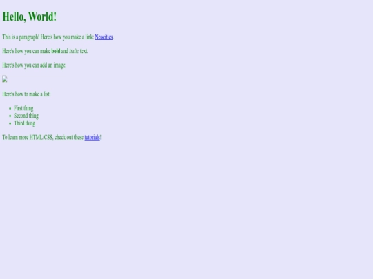 index screenshot