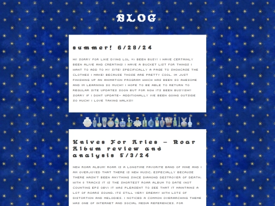 blog screenshot