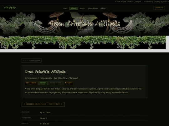 spirostreptus-sp8 screenshot