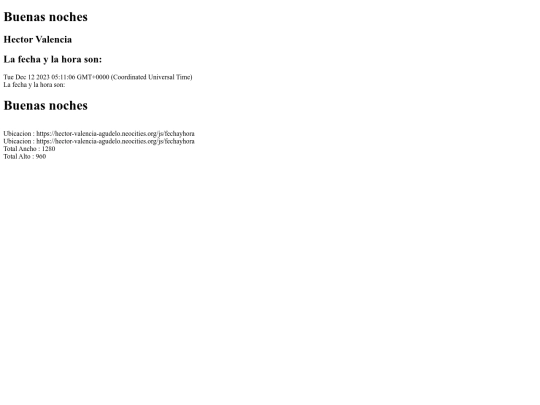 js/fechayhora screenshot