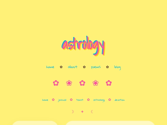 spiritual/astrology screenshot