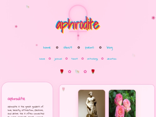 spiritual/devotion/aphrodite screenshot