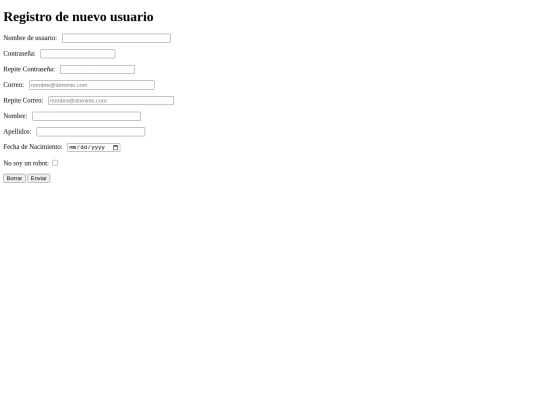 paginas/registro screenshot
