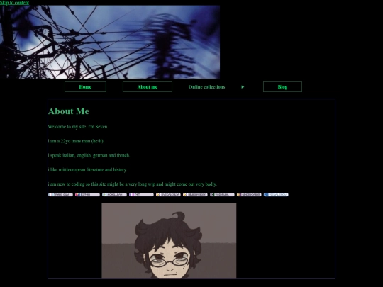 aboutme screenshot