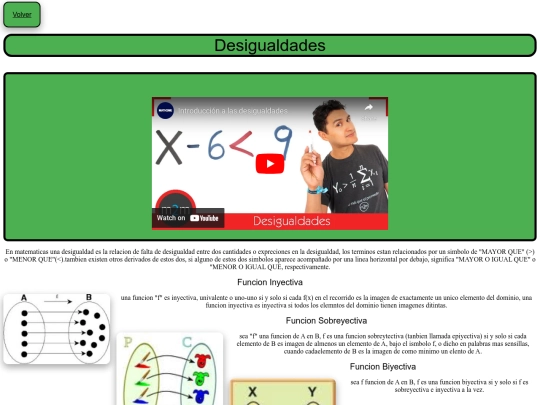 Desigualdades screenshot