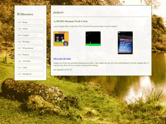 projects screenshot