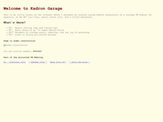kadron-garage screenshot