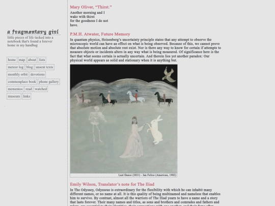 commonplacebook screenshot