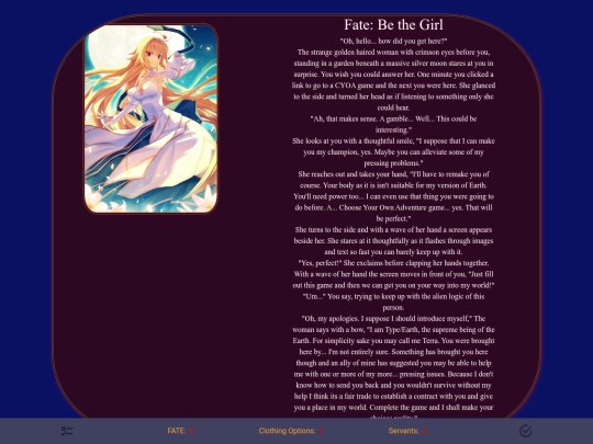 CYOA's/Fate NSFWCYOA/v1.5 screenshot