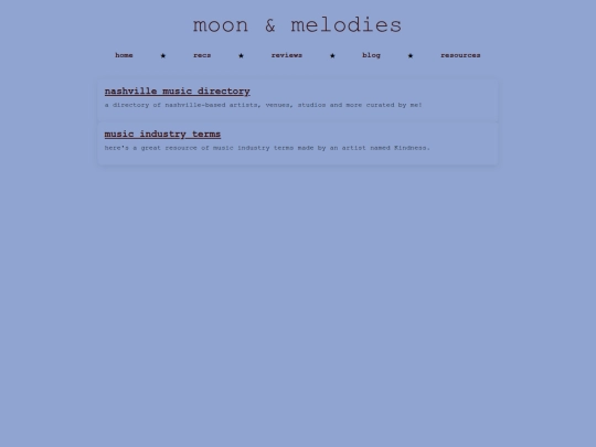 resources screenshot