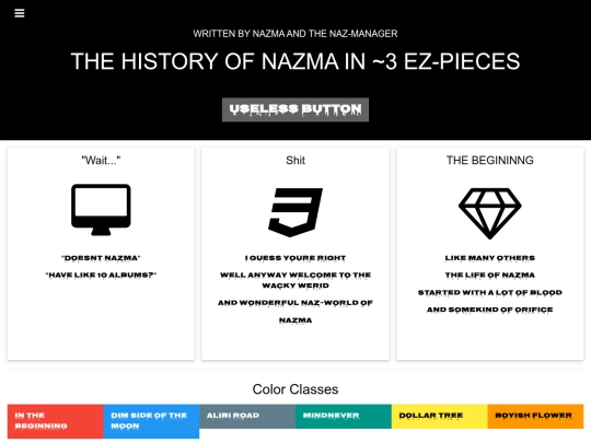 History screenshot