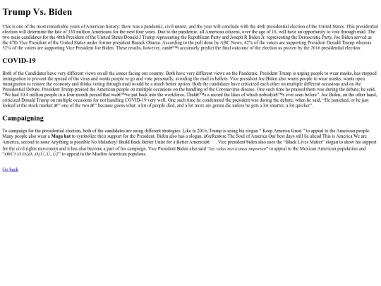 HTML_webdesign /News screenshot