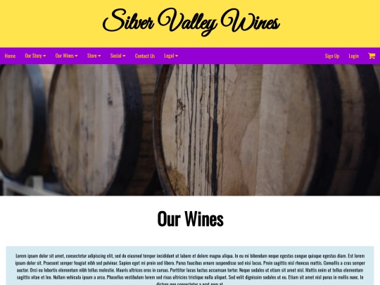 ourwines screenshot