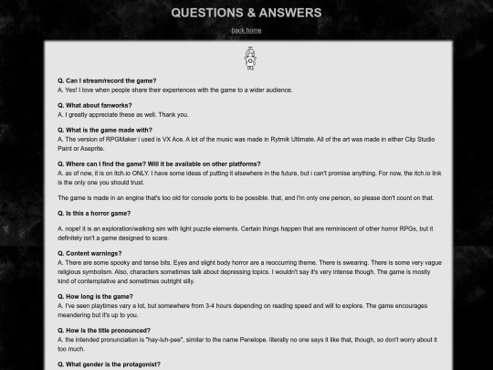 HalOPE/q+a screenshot