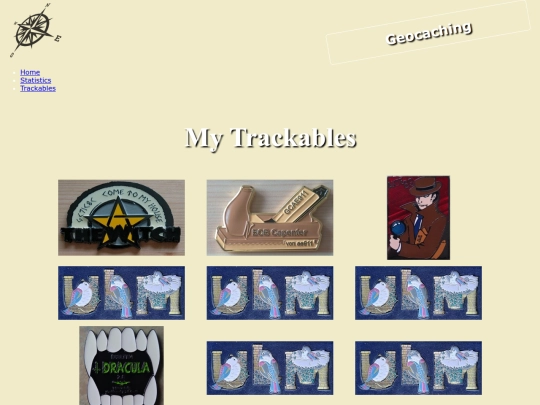 website/trackables screenshot
