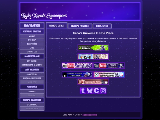 links screenshot