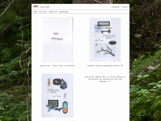 my-zines screenshot