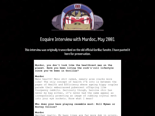 interviews/esquire2001 screenshot
