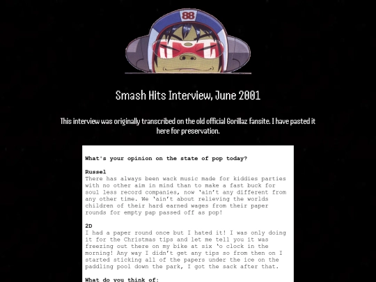 interviews/smash2001 screenshot